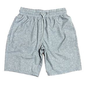 XCelsiusActive Men’s Green and White Striped Activewear Swimming Trunks Shorts